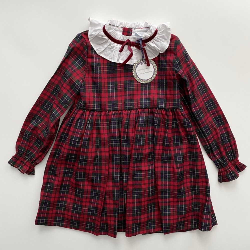 Edgehill Collection x Darby Fallon Clark Nwt Julia Long Sleeve Plaid Dress 6